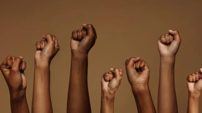 black fists
